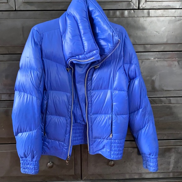 Ralph Lauren RLX Down Puffer Coat in Electric Blue, Size Medium - Picture 3 of 16